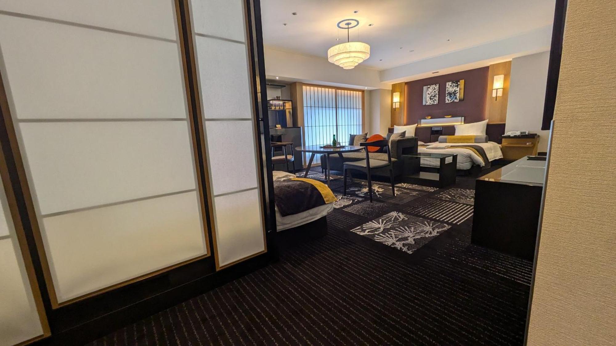 Hotel New Otani Osaka Eksteriør billede A room at the hotel